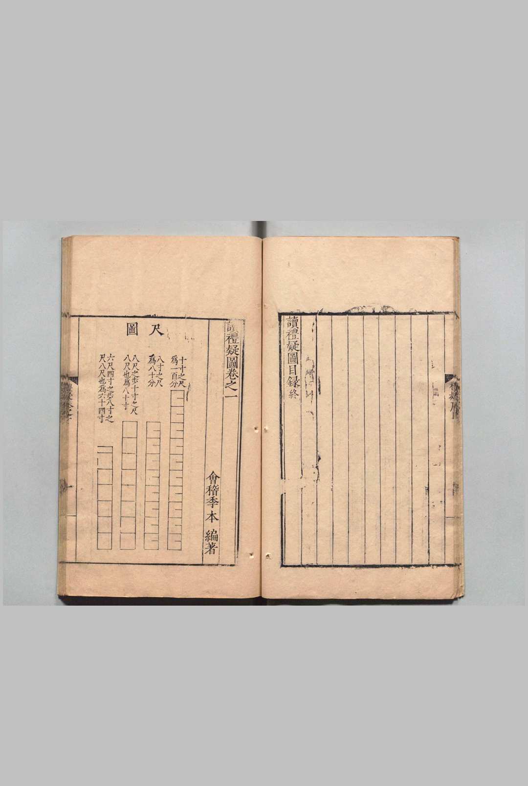 读礼疑图 ６卷 季本 明刊本