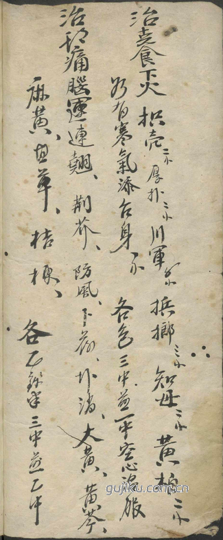 中医古籍《使用杂方本》